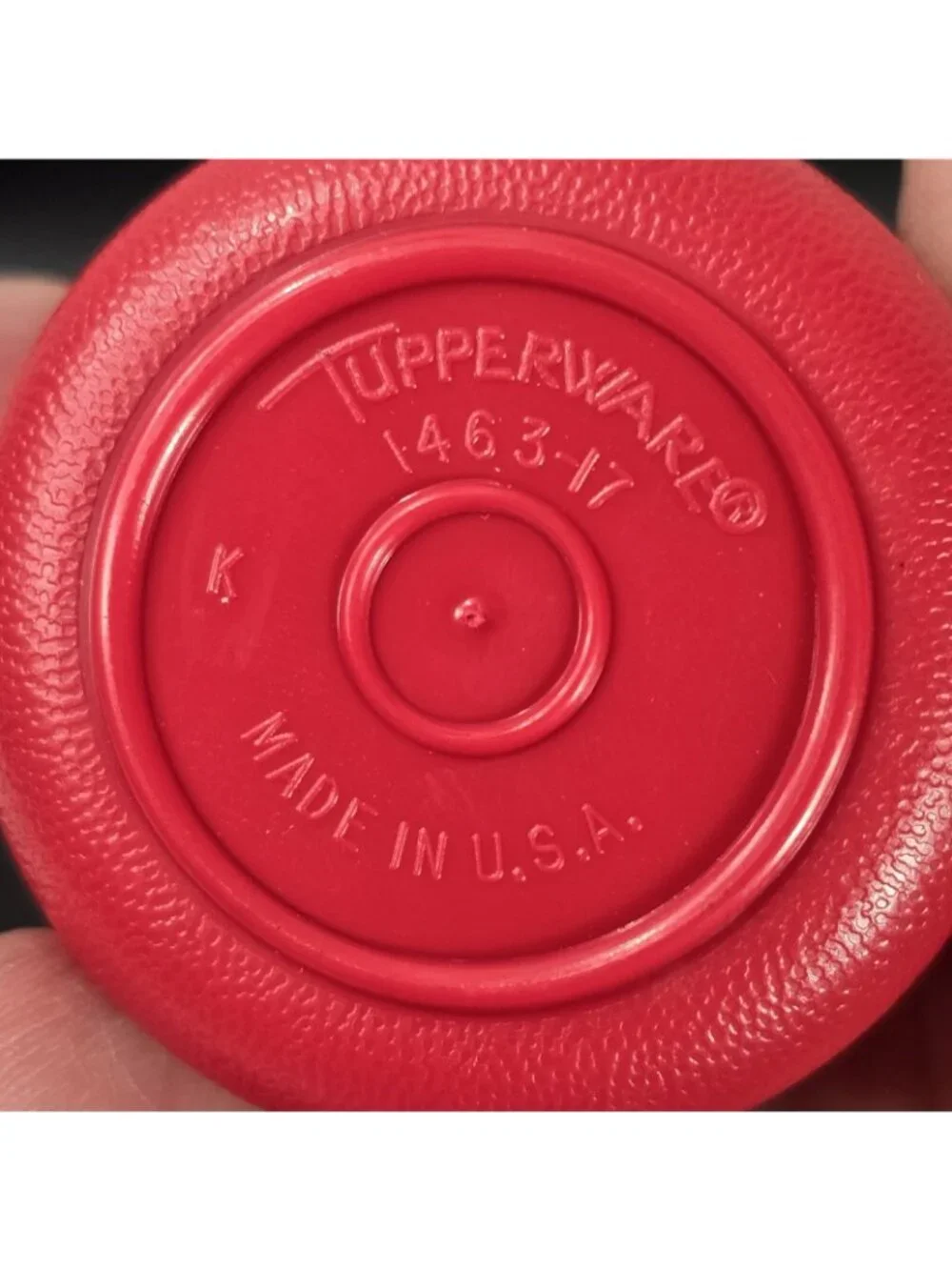 Tupperware smidgets red